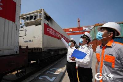 “齊魯號(hào)”歐亞班列首班冷鏈專列啟程，助力貨物進(jìn)出口高效流通