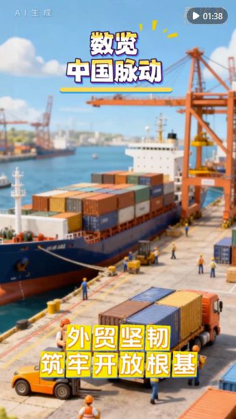 數(shù)覽中國(guó)脈動(dòng) 外貿(mào)展堅(jiān)韌之姿，筑牢高水平開(kāi)放根基